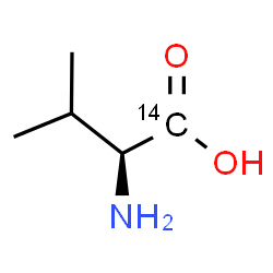 ChemSpider 2D Image | L-(1-~14~C)Valine | C414CH11NO2