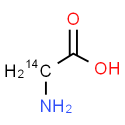 ChemSpider 2D Image | (2-~14~C)Glycine | C14CH5NO2