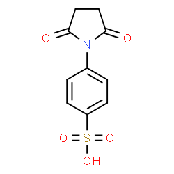 ChemSpider 2D Image | 4-(2,5-Dioxo-1-pyrrolidinyl)benzenesulfonic acid | C10H9NO5S