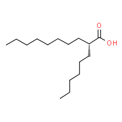 ChemSpider 2D Image | (2R)-2-Hexyldecanoic acid | C16H32O2