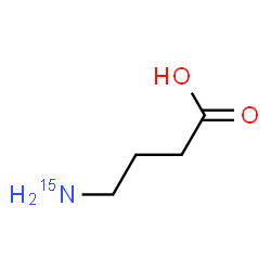 ChemSpider 2D Image | GABA-15N | C4H915NO2