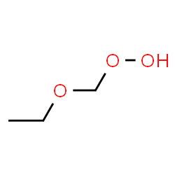 ChemSpider 2D Image | Ethoxymethyl hydroperoxide | C3H8O3