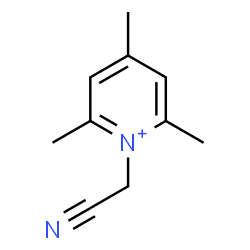 ChemSpider 2D Image | 1-(Cyanomethyl)-2,4,6-trimethylpyridinium | C10H13N2