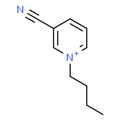 ChemSpider 2D Image | 1-Butyl-3-cyanopyridinium | C10H13N2