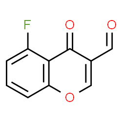 ChemSpider 2D Image | 5-Fluoro-4-oxo-4H-chromene-3-carbaldehyde | C10H5FO3