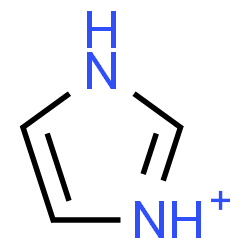 ChemSpider 2D Image | imidazolium | C3H5N2