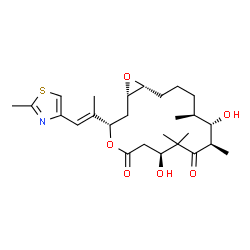 ChemSpider 2D Image | (−)-Epothilone A | C26H39NO6S