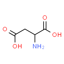 ChemSpider 2D Image | DL-Aspartic acid | C4H7NO4