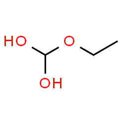 ChemSpider 2D Image | Ethoxymethanediol | C3H8O3