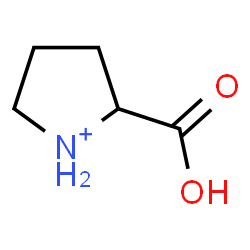 ChemSpider 2D Image | 2-Carboxypyrrolidinium | C5H10NO2
