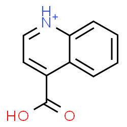 ChemSpider 2D Image | 4-Carboxyquinolinium | C10H8NO2
