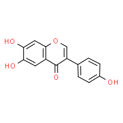 ChemSpider 2D Image | 6-Hydroxydaidzein | C15H10O5
