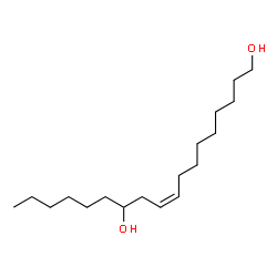 ChemSpider 2D Image | RICINOLEYL ALCOHOL | C18H36O2
