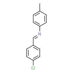 ChemSpider 2D Image | N-(4-Chlorobenzylidene)-p-toluidine | C14H12ClN