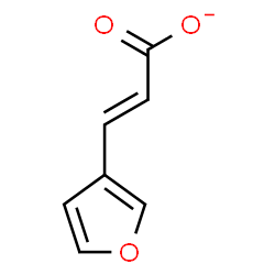 ChemSpider 2D Image | (2E)-3-(3-Furyl)acrylate | C7H5O3