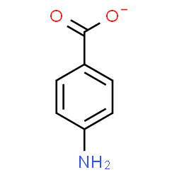 ChemSpider 2D Image | 4-Aminobenzoate | C7H6NO2