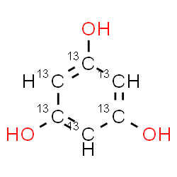 ChemSpider 2D Image | 1,3,5-(~13~C_6_)Benzenetriol | 13C6H6O3