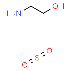 ChemSpider 2D Image | 2-Aminoethanol - oxosulfane oxide (1:1) | C2H7NO3S