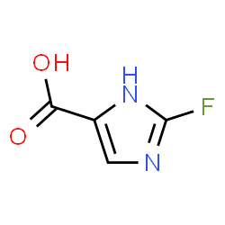 ChemSpider 2D Image | 2-Fluoro-1H-imidazole-5-carboxylic acid | C4H3FN2O2