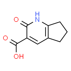 ChemSpider 2D Image | 2-oxo-1H,5H,6H,7H-cyclopenta[b]pyridine-3-carboxylic acid | C9H9NO3