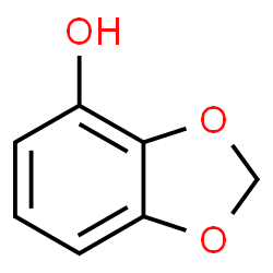 ChemSpider 2D Image | 1,3-Benzodioxol-4-ol | C7H6O3