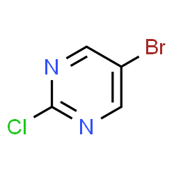 ChemSpider 2D Image | 5-Bromo-2-chloropyrimidine | C4H2BrClN2