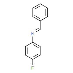 ChemSpider 2D Image | 4-fluoro-N-(phenylmethylene)aniline | C13H10FN