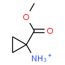 ChemSpider 2D Image | 1-(Methoxycarbonyl)cyclopropanaminium | C5H10NO2