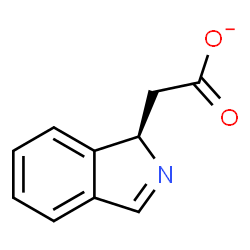 ChemSpider 2D Image | (1R)-1H-Isoindol-1-ylacetate | C10H8NO2