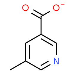 ChemSpider 2D Image | 5-Methylnicotinate | C7H6NO2