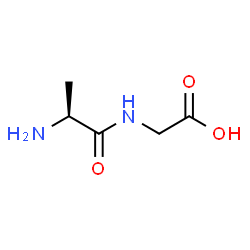 ChemSpider 2D Image | L-Alanylglycine | C5H10N2O3