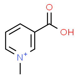 ChemSpider 2D Image | 3-Carboxy-1-methylpyridinium | C7H8NO2