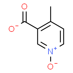 ChemSpider 2D Image | 4-Methylnicotinate 1-oxide | C7H6NO3