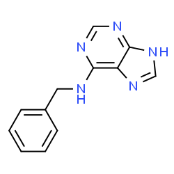 ChemSpider 2D Image | 6-Benzylaminopurine | C12H11N5