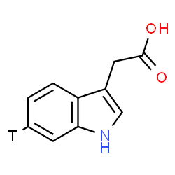 ChemSpider 2D Image | (6-~3~H)-1H-Indol-3-ylacetic acid | C10H8TNO2