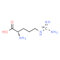 ChemSpider 2D Image | L-(~14~C)Arginine | C514CH14N4O2