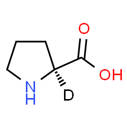 ChemSpider 2D Image | L-(2-~2~H)Proline | C5H8DNO2