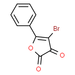ChemSpider 2D Image | 4-Bromo-5-phenyl-2,3-furandione | C10H5BrO3