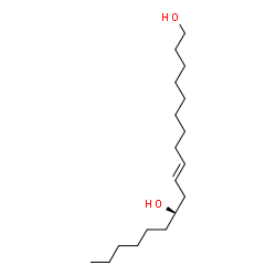 ChemSpider 2D Image | (9E,12R)-9-Octadecene-1,12-diol | C18H36O2