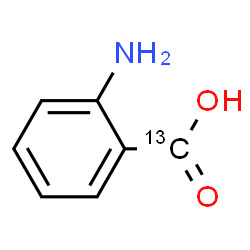 ChemSpider 2D Image | 2-Amino(carboxy-~13~C)benzoic acid | C613CH7NO2