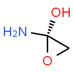 ChemSpider 2D Image | (2R)-2-Amino-2-oxiranol | C2H5NO2