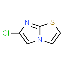 ChemSpider 2D Image | 6-CHLOROIMIDAZO[2,1-B]THIAZOLE | C5H3ClN2S