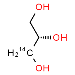 ChemSpider 2D Image | (2S)-1,2,3-(1-~14~C)Propanetriol | C214CH8O3
