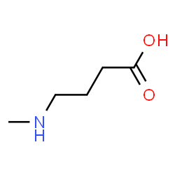 ChemSpider 2D Image | 4-methylaminobutyric acid | C5H11NO2