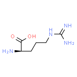 ChemSpider 2D Image | D-(-)-Arginine | C6H14N4O2