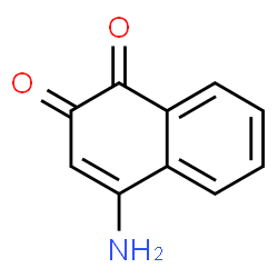 ChemSpider 2D Image | 4-AMINO-1,2-NAPHTHOQUINONE | C10H7NO2