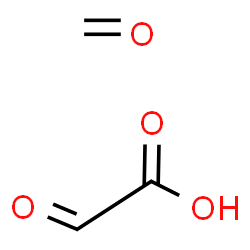 ChemSpider 2D Image | Oxoacetic acid - formaldehyde (1:1) | C3H4O4