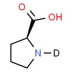 ChemSpider 2D Image | L-(N~1~-~2~H)Proline | C5H8DNO2