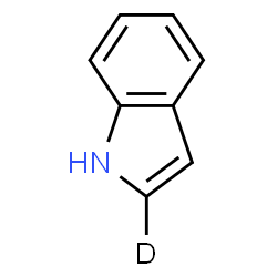 ChemSpider 2D Image | (2-~2~H)-1H-Indole | C8H6DN