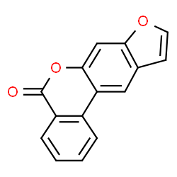 ChemSpider 2D Image | 5H-Benzo[c]furo[3,2-g]chromen-5-one | C15H8O3